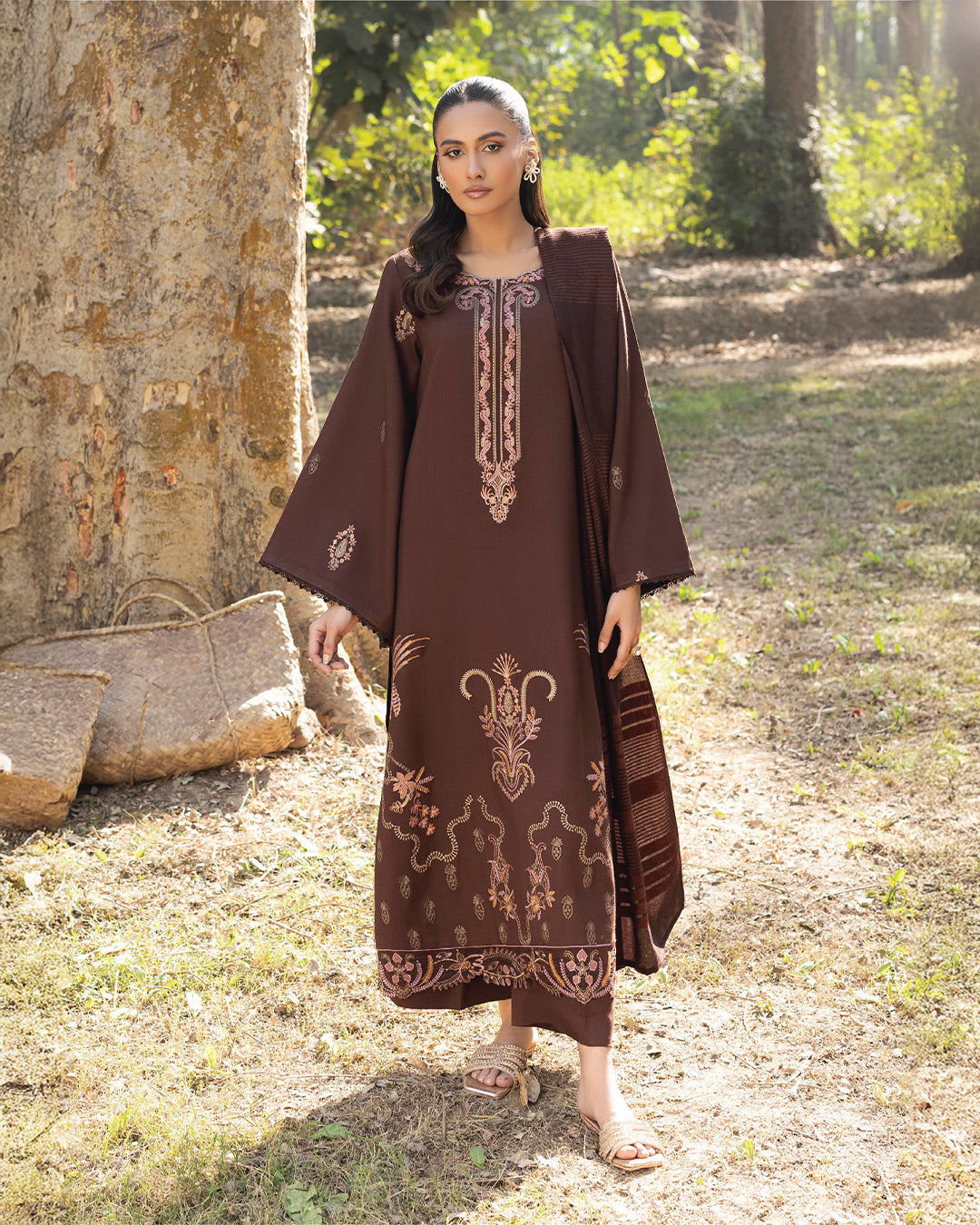 Warm Mocha Brown-Shades of Joy by Nooré