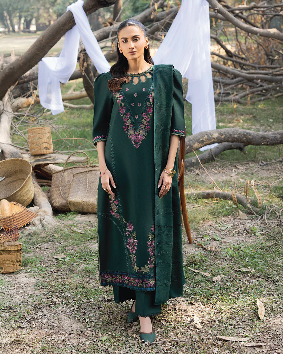 Deep Forest Green-Shades of Joy by Nooré