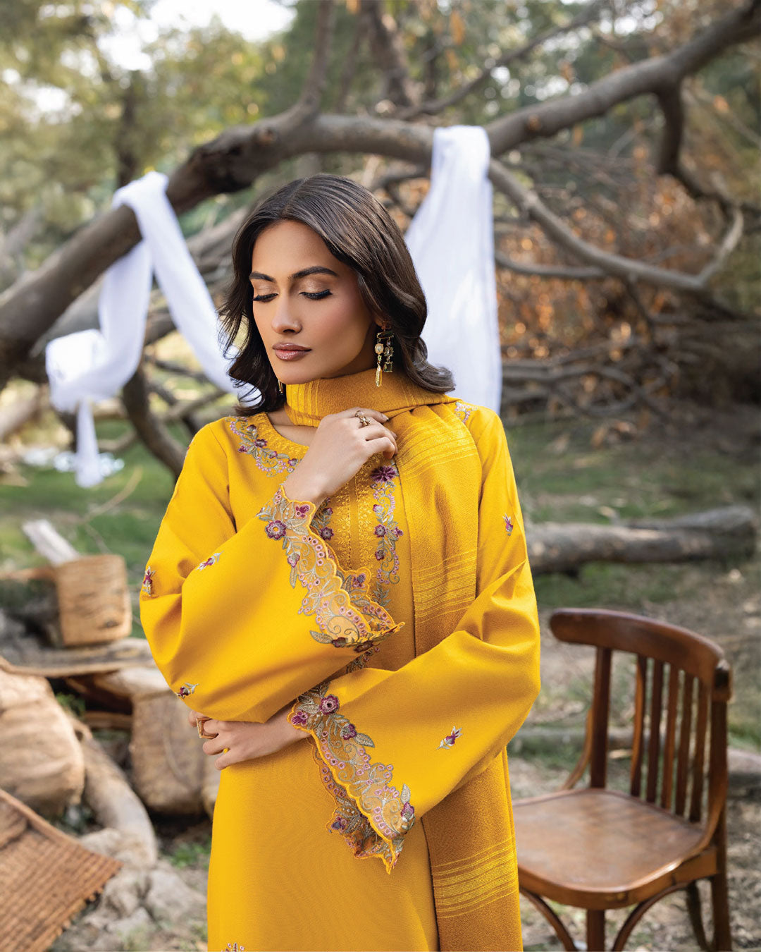 A Marigold Mustard-Shades of Joy by Nooré - 3PC SET