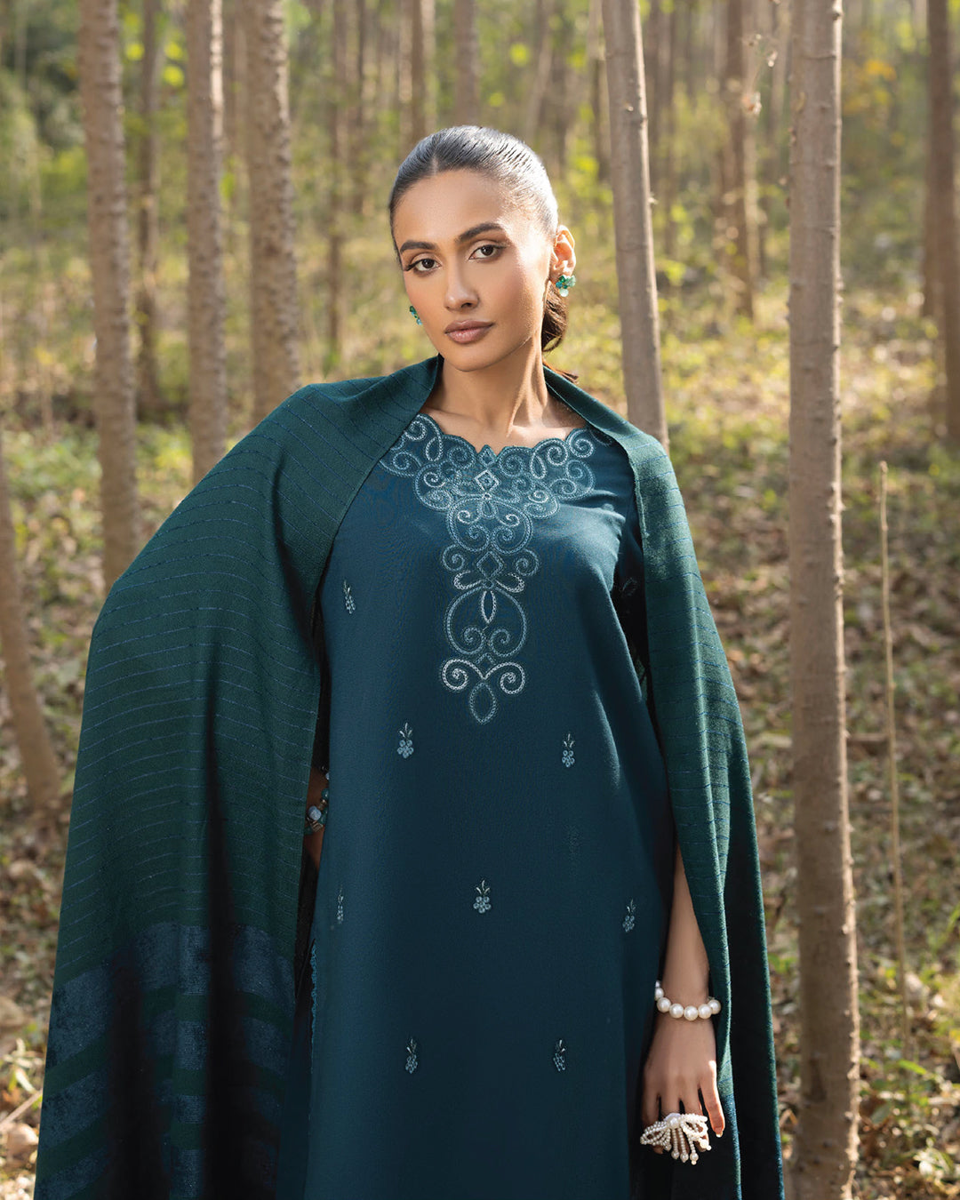 Deep Teal / Peacock Green-Shades of Joy by Nooré