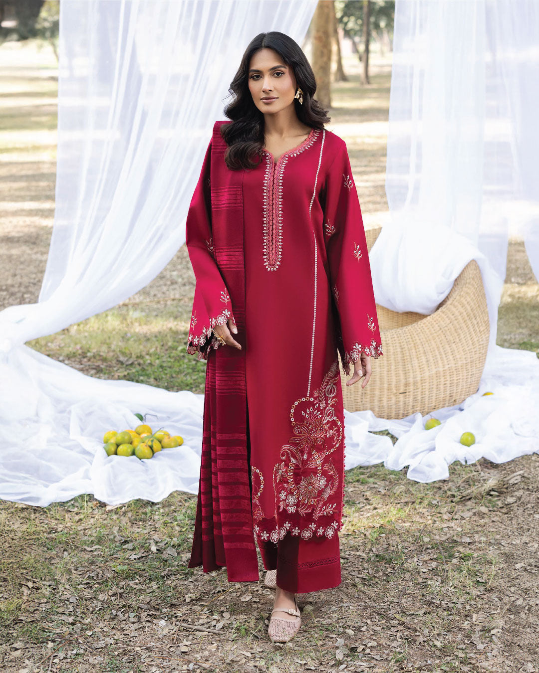 Bright Red / Crimson Red-Shades of Joy by Nooré