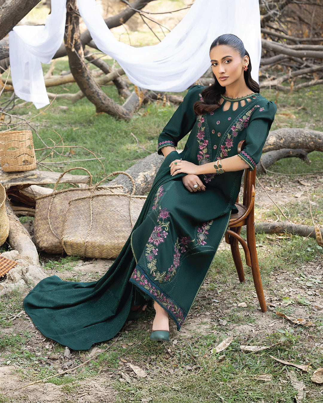 Deep Forest Green-Shades of Joy by Nooré