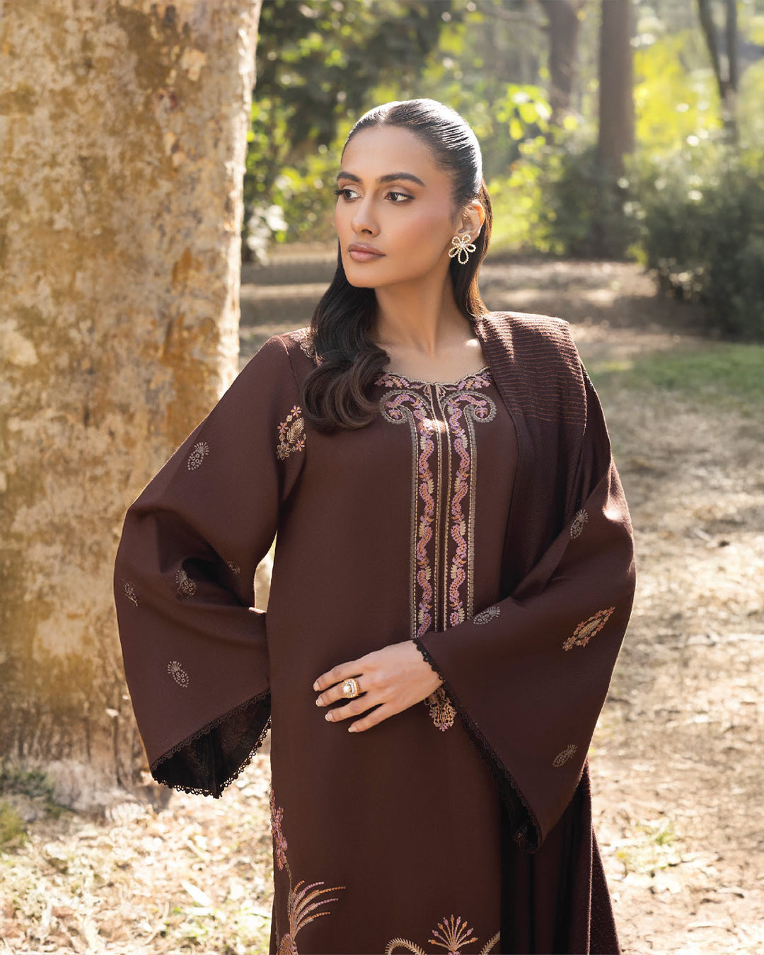 Warm Mocha Brown-Shades of Joy by Nooré