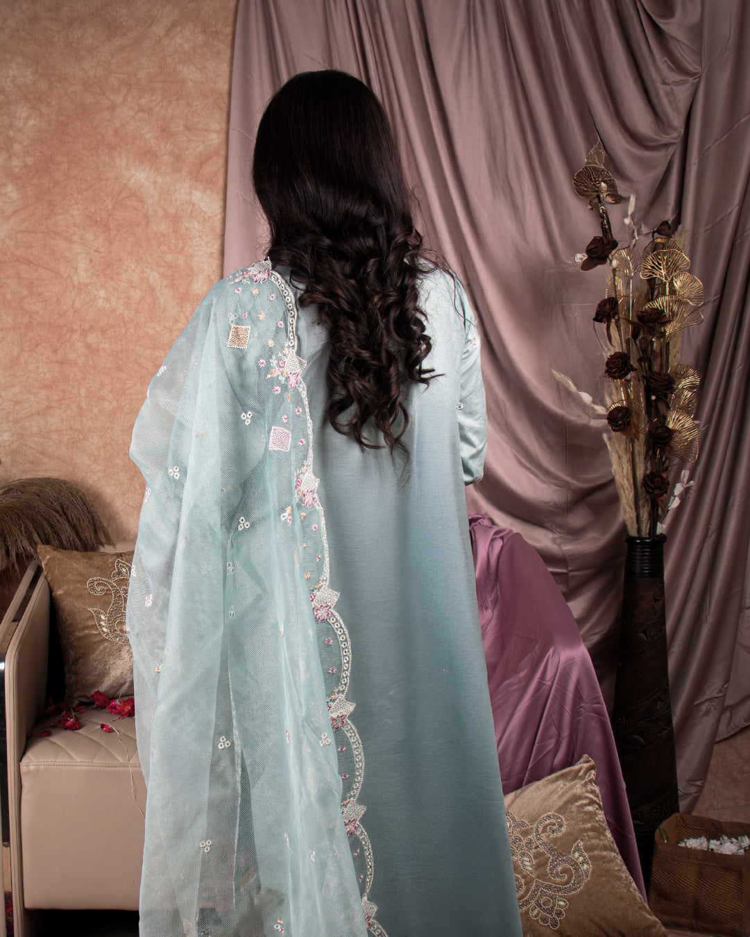 Blue Serene – Premium Luxury Lawn 3-Piece Set