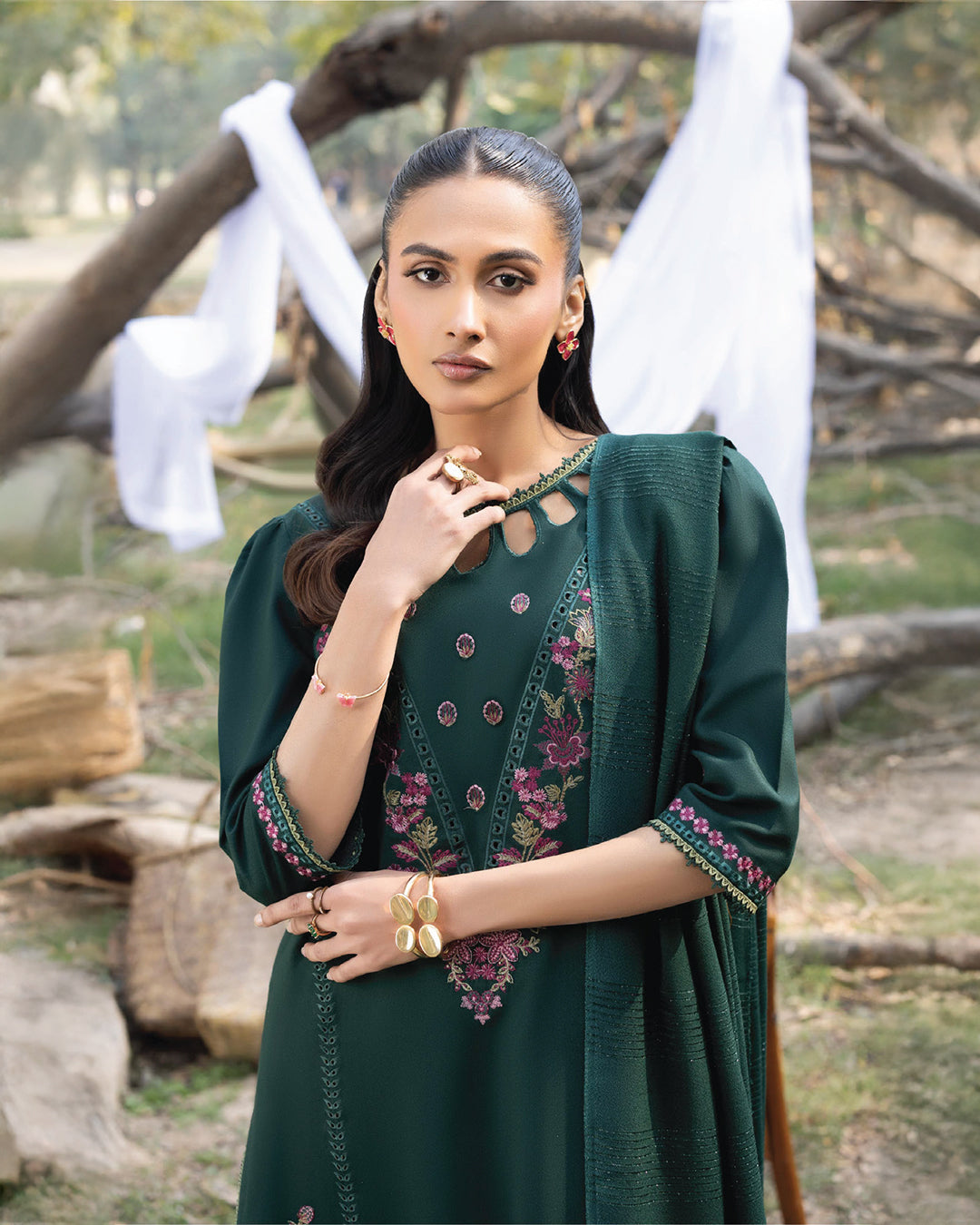 Deep Forest Green-Shades of Joy by Nooré