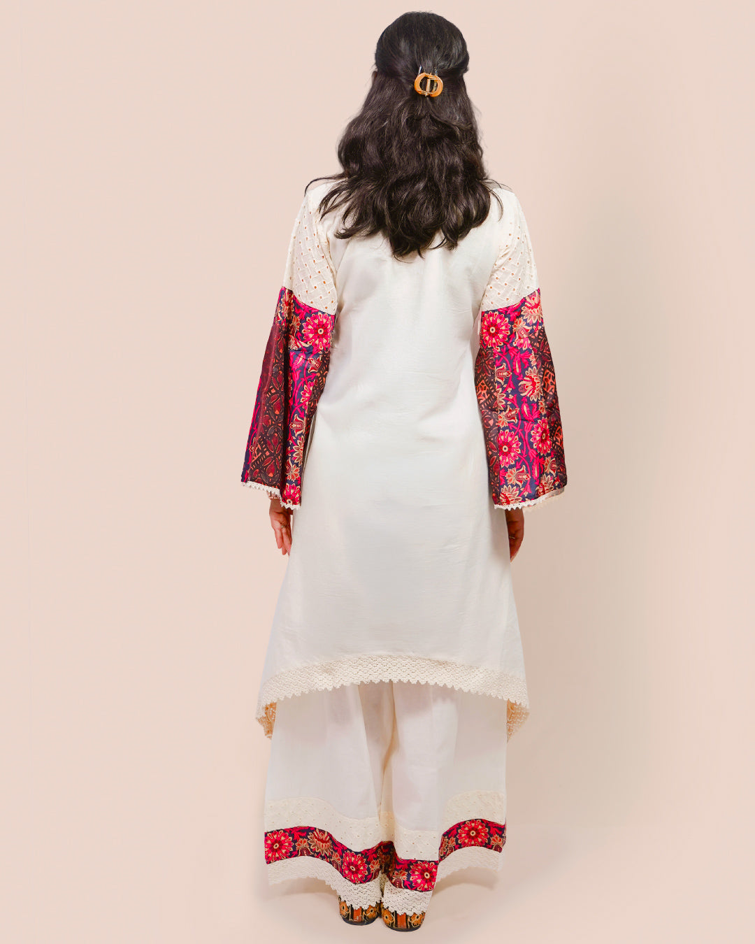 Moon Cut Kurta Set-3 piece